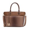 MKF Collection Grace Signature and Croc Embossed Tote Bag by Mia K - 2 of 4
