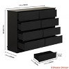 8 Drawer Dressers for Bedroom, Chest of Drawers w/Deep Drawers, Large Double Dresser for Closet with Wide Top for Living Room, Hallway, Kids Room - 2 of 4