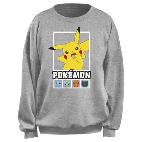 Junior's Pokemon Classic Square Portraits Sweatshirt - image 1 of 2