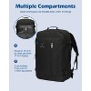 Hynes Eagle 38L Carry on Backpack + Fanny Pack-Black - 2 of 4