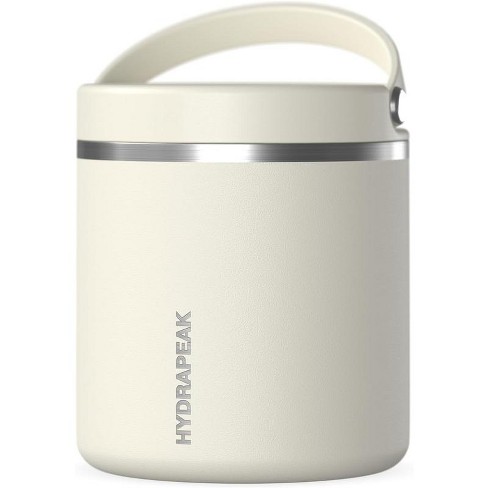 Hydrapeak Stainless Steel Vacuum Insulated Wide Mouth Thermos Food Jar For  Hot Food And Cold Food Ivory 25 Oz : Target