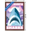 Trends International Jaws - Sun, Surf & Sharks Framed Wall Poster Prints - 3 of 4