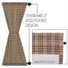 Sawyer Mill Charcoal Plaid Door Panel   VHC Brands - 4 of 4