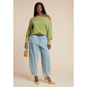 ELOQUII Slouchy Sweater - 1 of 4