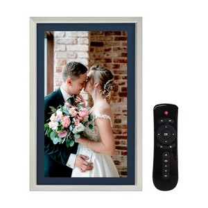 eco4life 21.5-In. Wi-Fi® 1080p Full-HD Digital Art Photo Frame with Dual Speakers and Remote, CPF2210 in White - 1 of 4