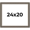 PosterPalooza | Weathered Black Picture Frame - UV Acrylic, Backing Board, Hanging Hardware Included - 2 of 4