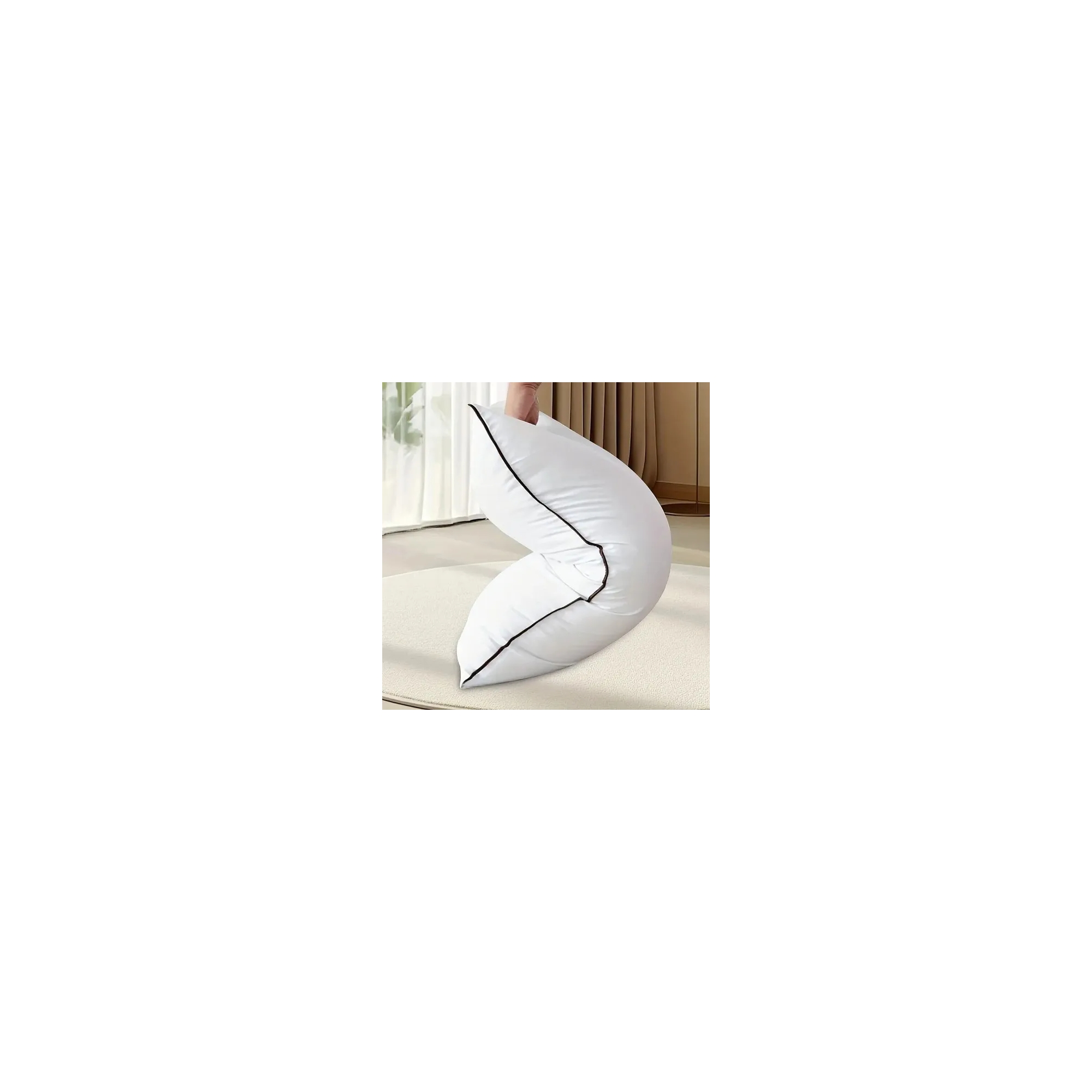 2 pieces Hotel Collection Bed Pillows for Sleeping, Cooling Pillows, Bed Pillows Grey-KING