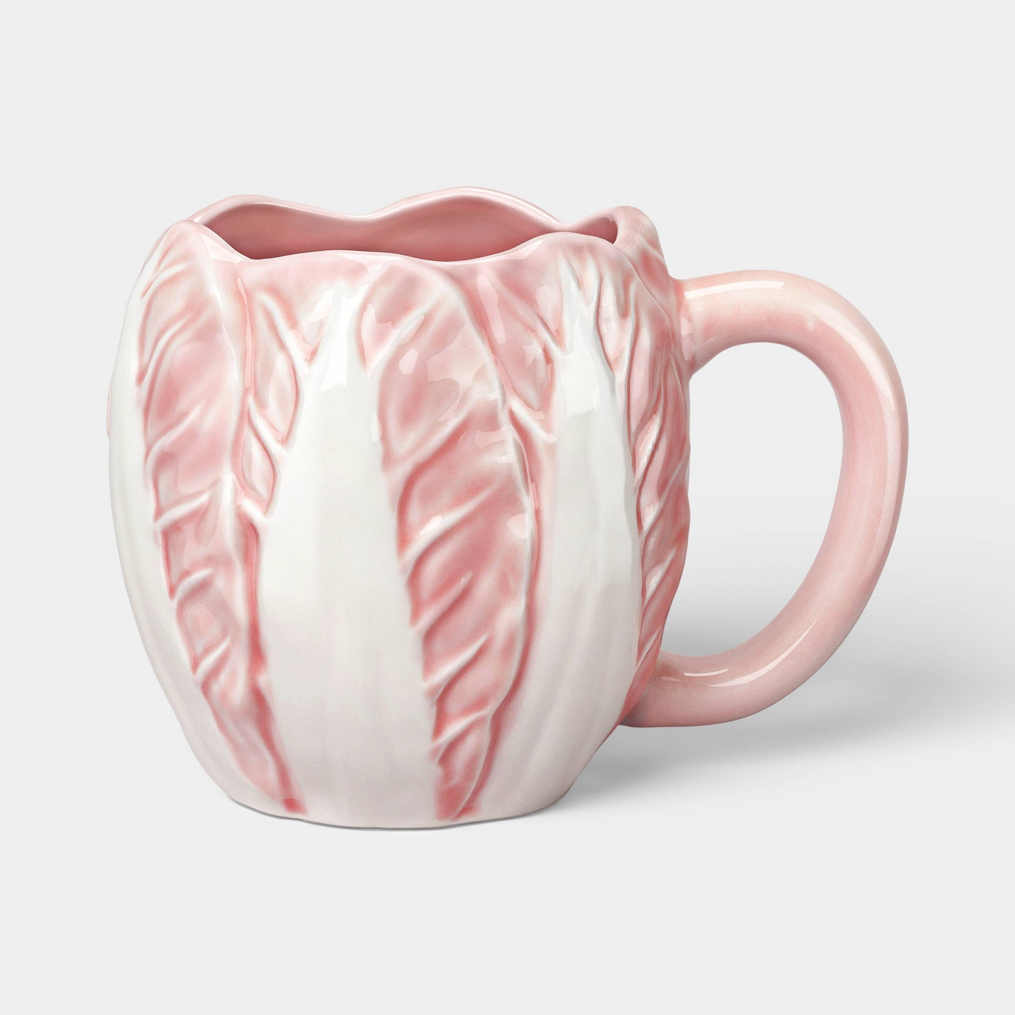15 fl oz Stoneware Radicchio Mug Pink - Threshold™