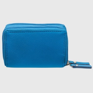 Alpine Swiss Womens Accordion Organizer Wallet Leather Credit Card Case ID - 1 of 4