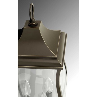 Bronze 15" Traditional Outdoor Wall Lantern Sconce