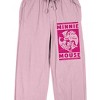 Disney Minne Mouse Since 1928 Women's Pink Sleep Pajama Pants - 2 of 4