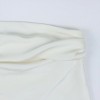 Women's Matte Satin Bandeau Bodycon Dress - Sugar Swizzle - 4 of 4