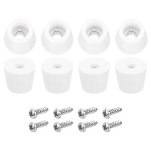 Unique Bargains Non-Slip Noise Reduction Non-Marking Rubber Bumper Feet 8 Pcs - 1 of 4