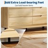 6 Drawer Dresser for Bedroom, 47" Wide Modern Chest of Drawers, Wood Storage Dresser for Living Room Bedroom - 4 of 4