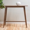 42'' Rectangular Counter Height Bar Table with Wood Frame and Crossbar Support for Kitchen or Dining Spaces-The Pop Home - 2 of 4
