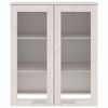 vidaXL Top For Highboard - White Solid Pinewood, Engineered Wood 33.5 x 13.8 x 39.4 in - 3 of 4