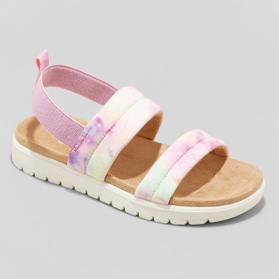 Girls' Hazel Slip-On Pull-On Footbed Sandals - Cat & Jack™