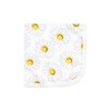 Hudson Baby Infant Girl Cotton Muslin Washcloths, Poppy Daisy, One Size - 4 of 4