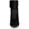 Allegra K Women's Fold Over Kitten Heels Pointed Toe Ankle Boot - 3 of 4
