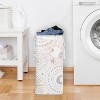 Sweet Jojo Designs Girl Foldable Laundry Hamper with Handles Celestial Pink Grey and Gold - 3 of 4