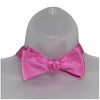 Men's Solid Color 2.75" x 4.75"  Adjustable 16" - 22" Self-Tie Bow Tie for Tuxedo & Wedding - 2 of 3