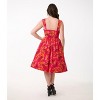Unique Vintage Women's Sleeveless Swing Dress - 2 of 4