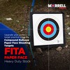 Morrell FITA Compound Bullseye Paper Shooting Targets, 17 x 17-Inch Sheets, for Indoor or Outdoor Ranges, Made with Wood-Free Printed Paper, 100 Count - 2 of 4