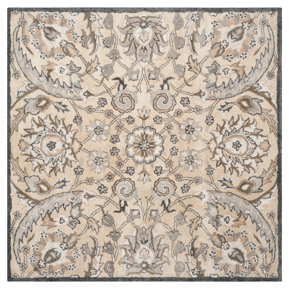 Bella Rug - Beige/Multi - (5'x5' Square) - Safavieh