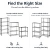 4-Shelf Steel Wire Storage Rack, Adjustable, Sturdy, Easy Assembly, 13.4 D x 23.2 W x 48 H in - 4 of 4