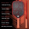 AENKYO 16.5 Inch Pickleball Paddle - Cold Pressed Kevlar Face, USAPA Approved, Carbon Fiber Racquet, Red & Blue - 3 of 4