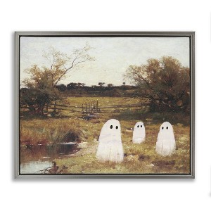 Stupell Industries Ghosts in Traditional Countryside Floating Frame Canvas Wall Art - 1 of 4