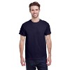 2 Pack Gildan Men's Heavy Cotton Short Sleeve Crew Neck Classic Fit T-Shirt - 2 of 4