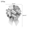 Unique Bargains Personalized Sparkly Gift Wrapping Large Pull Bows for Wedding Baskets 5 Pcs - 2 of 4