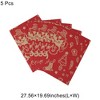 Unique Bargains Gift Wrap Paper Christmas Kraft 27.56"x19.69" 5 Pcs - 3 of 4