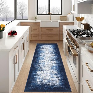 Area Rugs for Living Room Bedroom, Modern Abstract Rug Machine Washable Soft Foldable Rug, Low Pile Non Slip Floor Cover - 1 of 4