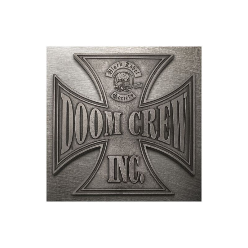 Black Label Society - Doom Crew Inc. "Indie Variant" (Clear & Black Ice w/Grey/White Splatter) (Vinyl), 1 of 2