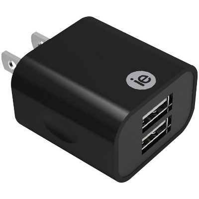 iEssentials® 2.4-Amp Dual USB Wall Charger