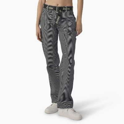 Dickies Women's Relaxed Fit Carpenter Pants, Hickory Stripe (hs), : Target