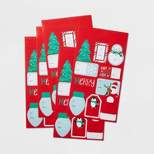 50ct Peel & Stick Christmas Gift Tag Red/Green - Wondershop™