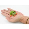 Collectible Wildlife Gifts | Orange Toed Frog  Adjustable Posable Plastic Toy Realistic Rainforest Figure Model Replica Kids  Gift  2" F058 B193 - 3 of 4