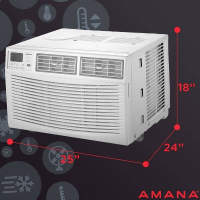 Amana 15,000 BTU White Window Air Conditioner with Remote