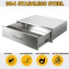 Stainless Steel Outdoor Kitchen Drawer, Enclosed Built-in Flush Mount for BBQ Islands, Single-Drawer No Installation Required - 3 of 4