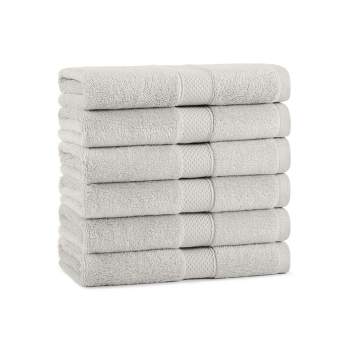 Aston & Arden Luxury Cotton Hand Towels (Pack of 6), 16x30