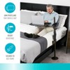 Signature Life Freedom Overbed Table, Large Bedside Swivel Tray & Laptop Desk, Black - 4 of 4