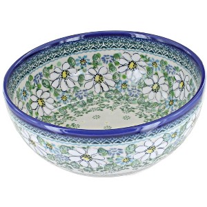 Blue Rose Polish Pottery M03 Galia Small Serving Bowl - 1 of 1