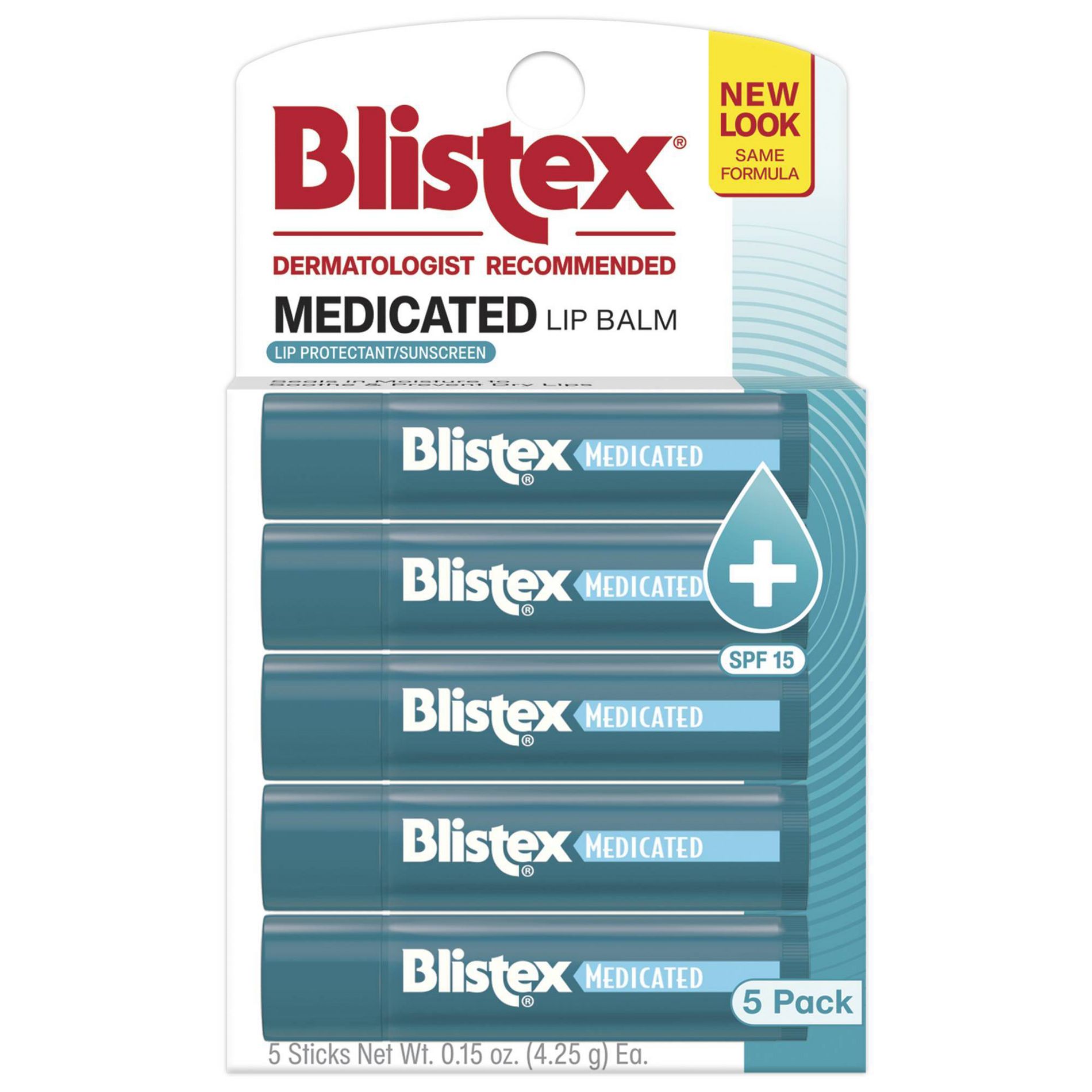 Blistex Medicated Lip Balm - 0.75oz/5pk