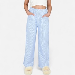 Anna-Kaci Lounge Women's Lounge Pants with Elastic Waistband Large Front Patch Pockets and Relaxed Straight Leg Fit - 1 of 4
