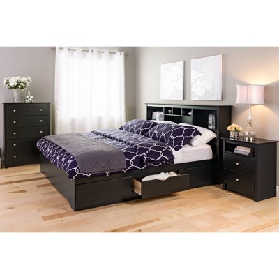 Platform Storage Bed with Storage Drawers - Prepac