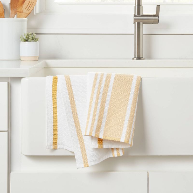 2pk Cotton Striped Terry Kitchen Towels - Threshold™, 3 of 9
