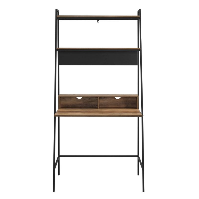 36" Writing Desk with Open Storage Ladder Bookshelf - Saracina Home, 3 of 8